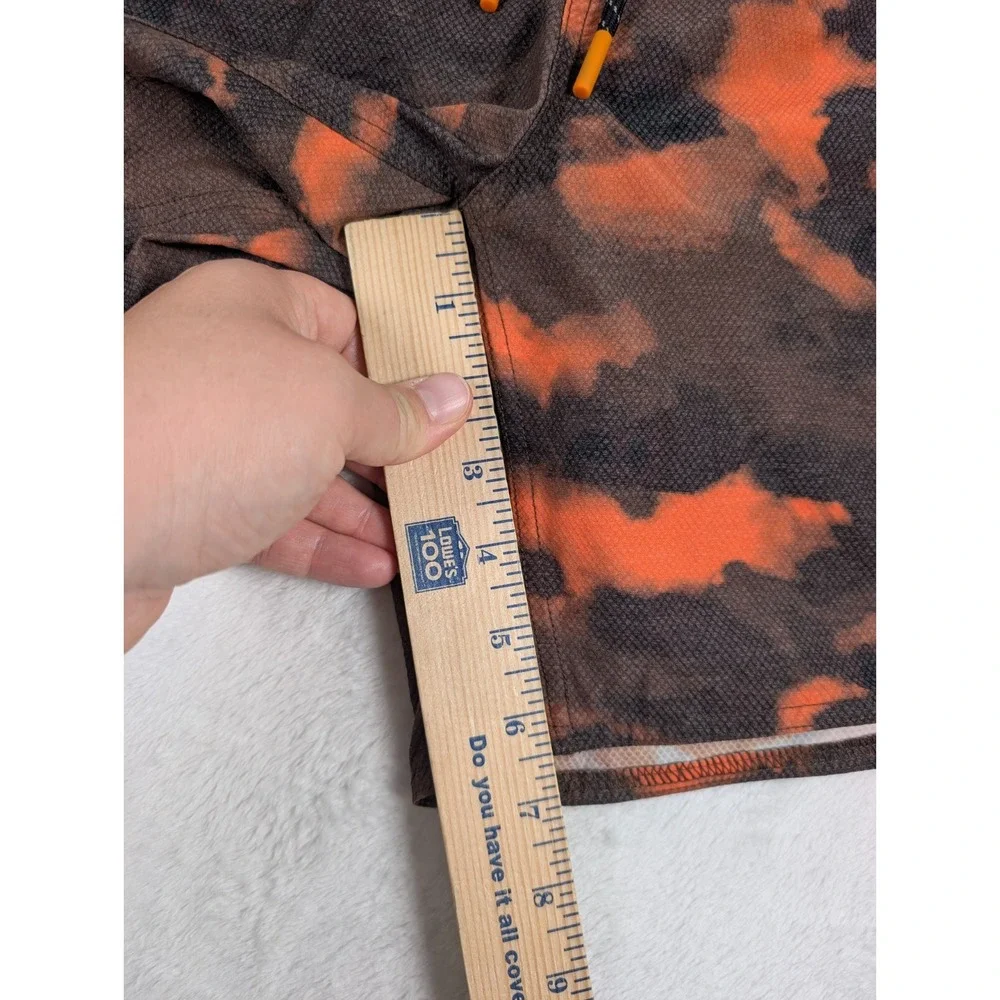 Legends‎ Luka Shorts Mens 2XL Orange Brown Tie Dye Lined Athletic